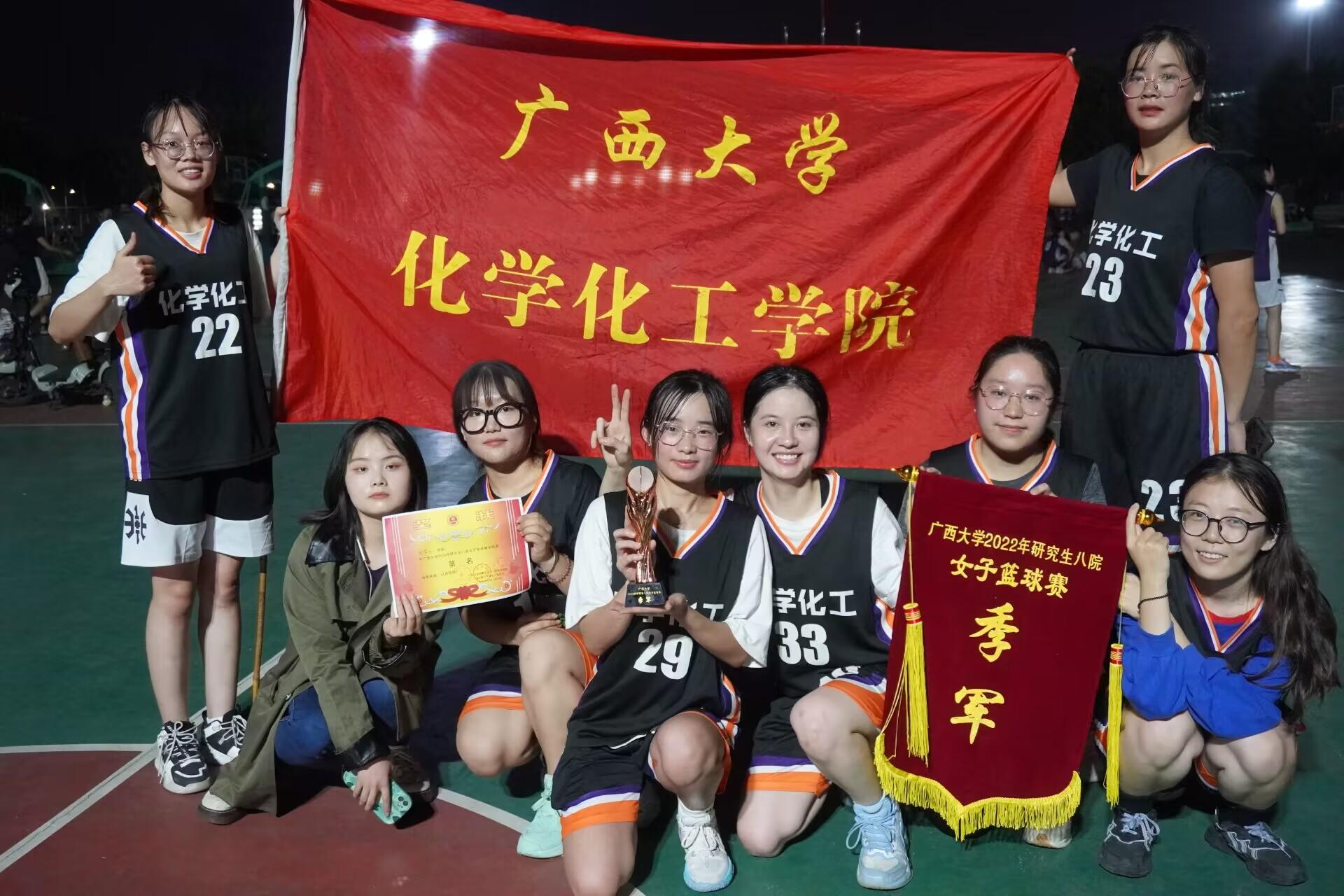 tyc1286官网女子篮球队勇夺校赛季军